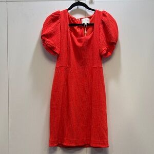 Lilly Pulitzer Red Puff Sleeve Dress